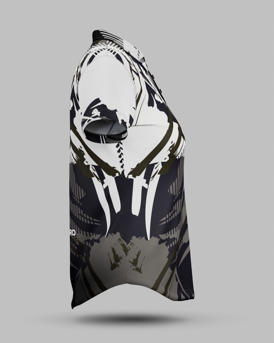 Womens Manhattan 3 Button Polo Collar Jersey - Onboard Sportswear