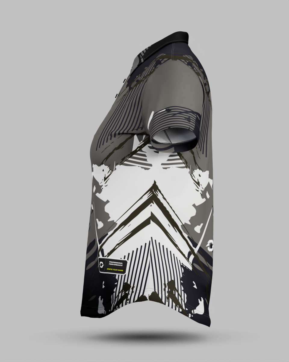 Womens Manhattan 3 Button Polo Collar Jersey - Onboard Sportswear