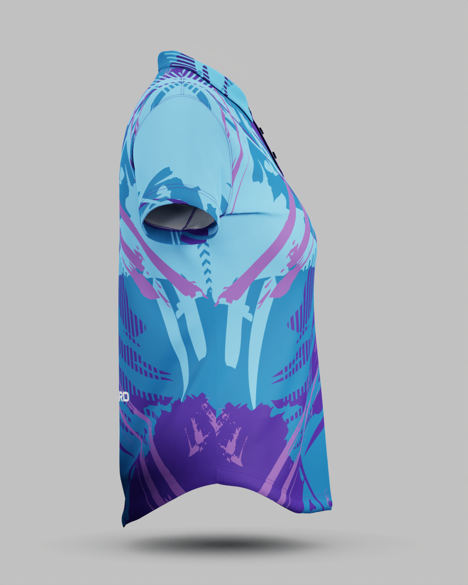 Womens Manhattan 3 Button Polo Collar Jersey - Onboard Sportswear