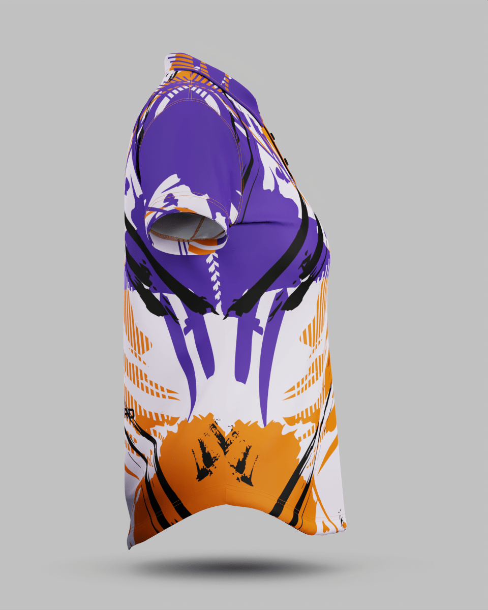 Womens Manhattan 3 Button Polo Collar Jersey - Onboard Sportswear