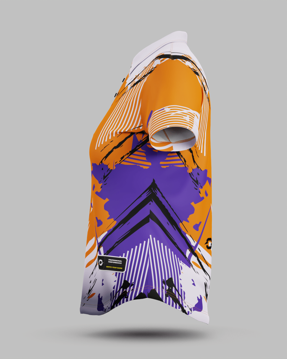 Womens Manhattan 3 Button Polo Collar Jersey - Onboard Sportswear