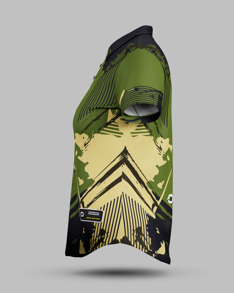 Womens Manhattan 3 Button Polo Collar Jersey - Onboard Sportswear