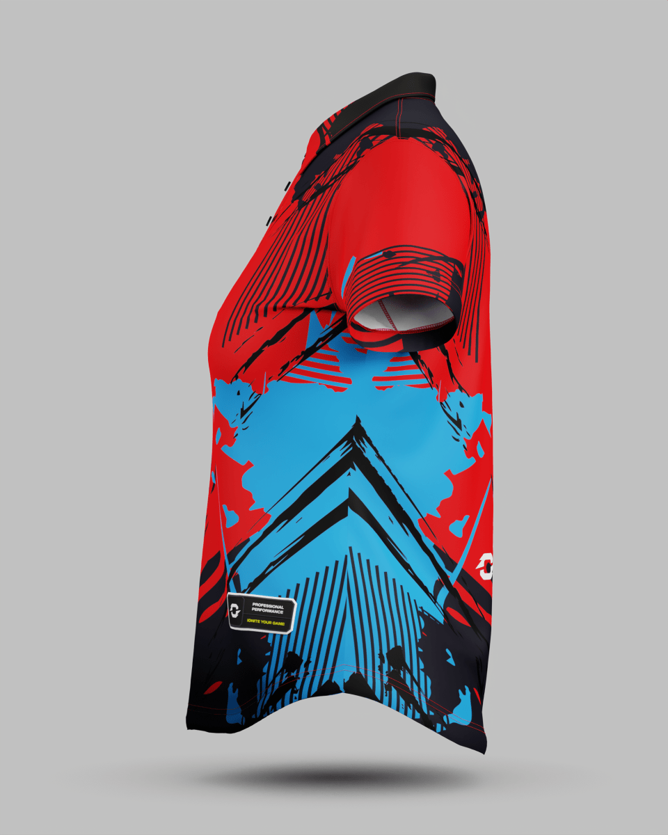 Womens Manhattan 3 Button Polo Collar Jersey - Onboard Sportswear