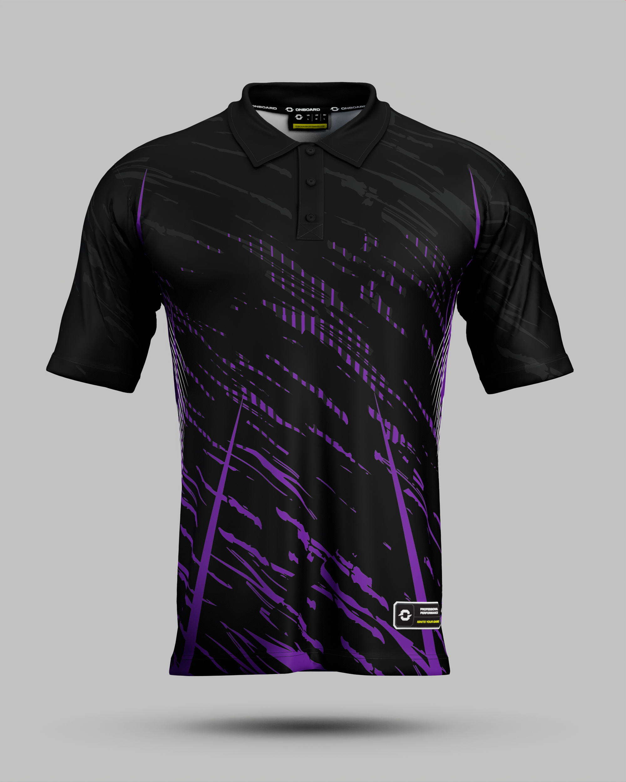 Melbourne 3 Button Polo Collar Jersey
