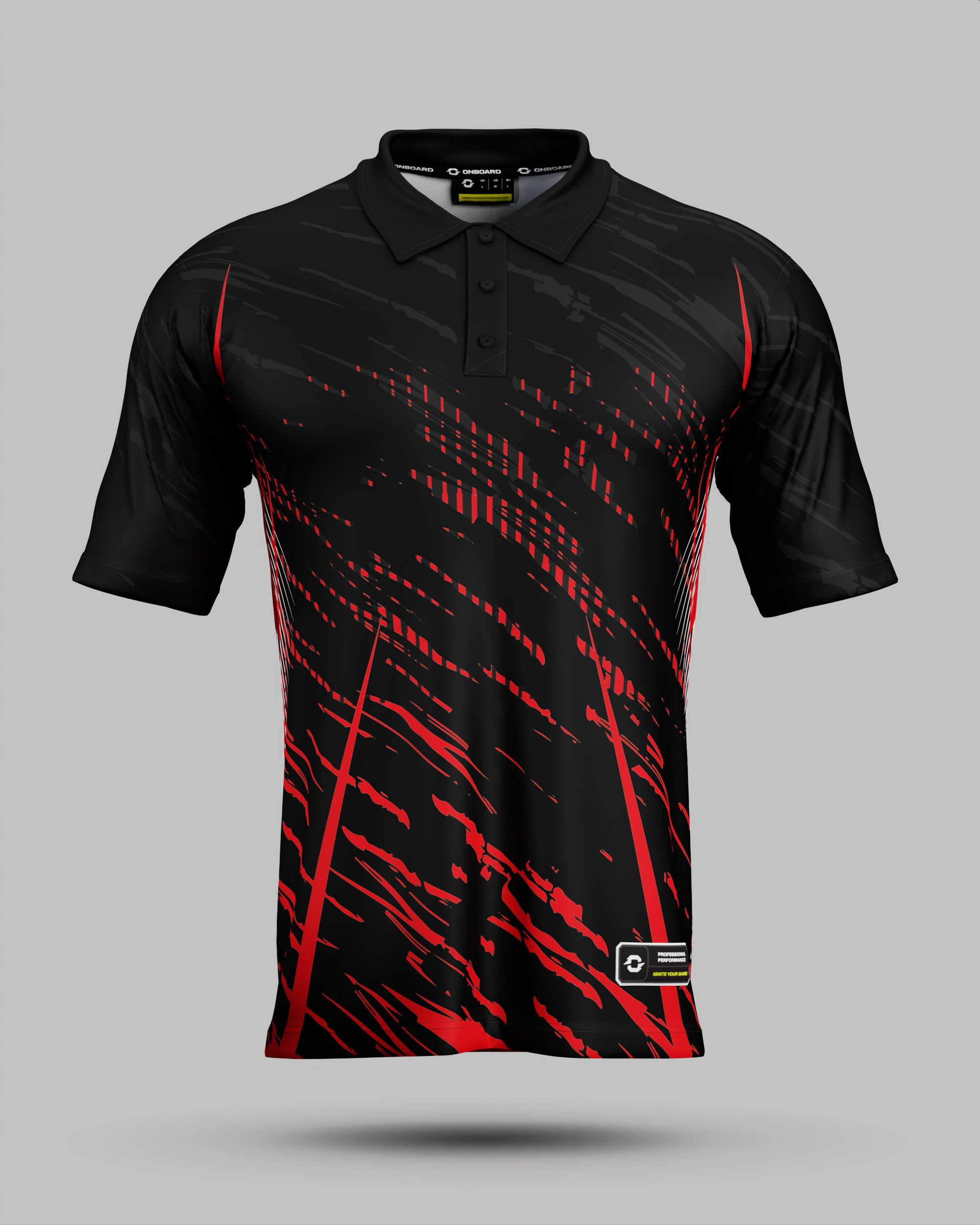 Melbourne 3 Button Polo Collar Jersey