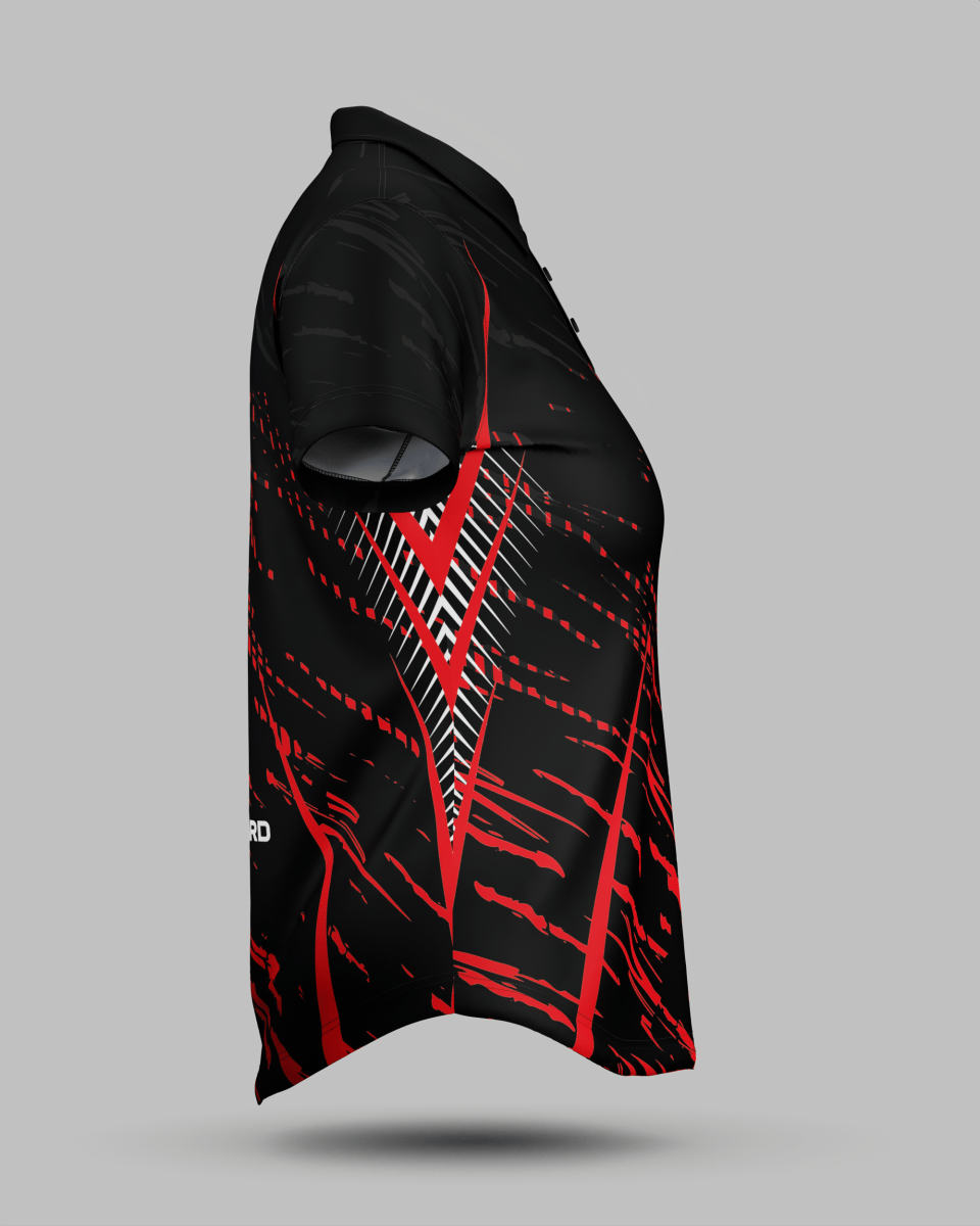 Womens Melbourne 3 Button Polo Collar Jersey - Onboard Sportswear