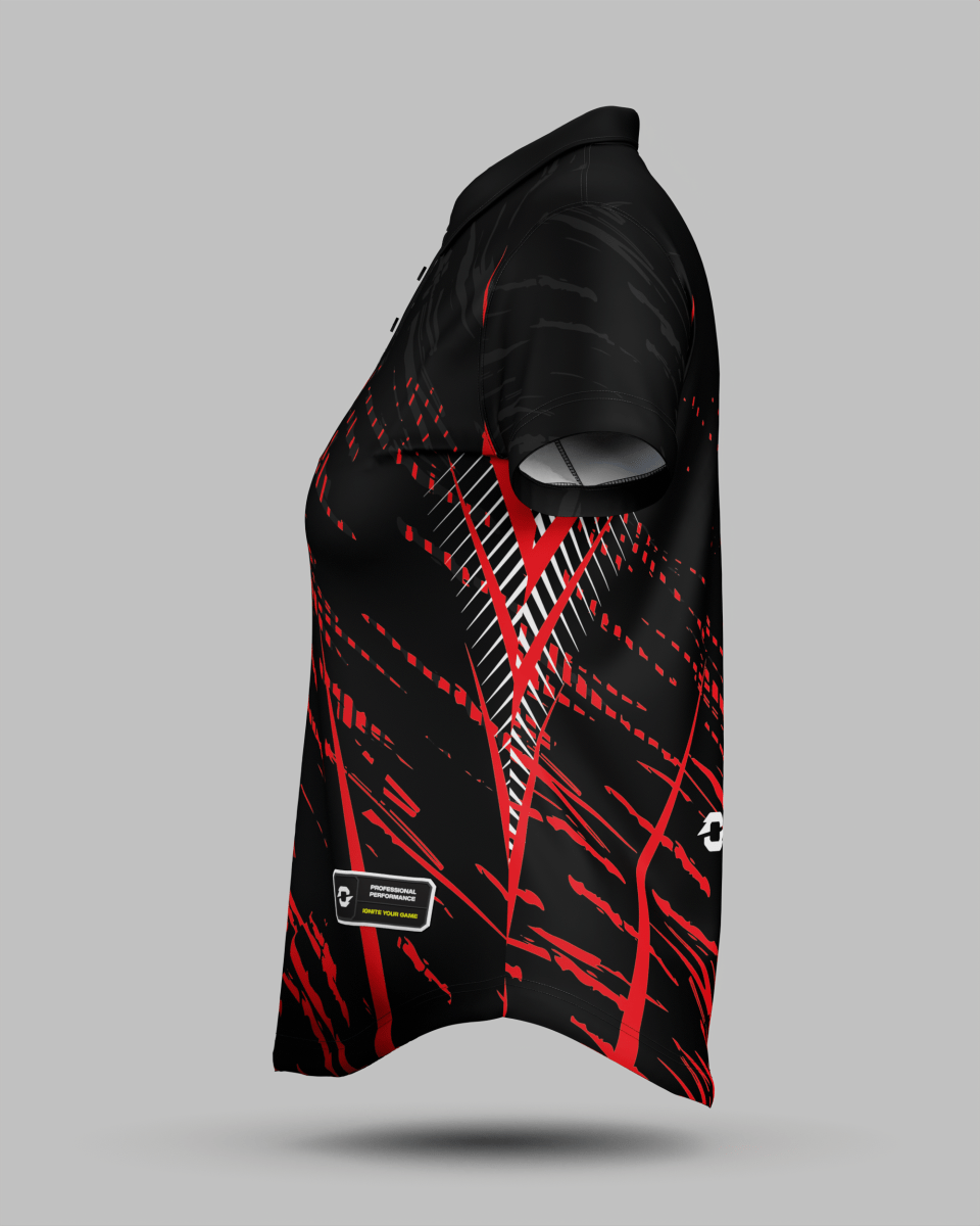 Womens Melbourne 3 Button Polo Collar Jersey - Onboard Sportswear