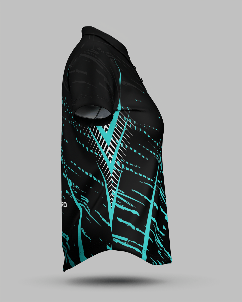 Womens Melbourne 3 Button Polo Collar Jersey - Onboard Sportswear