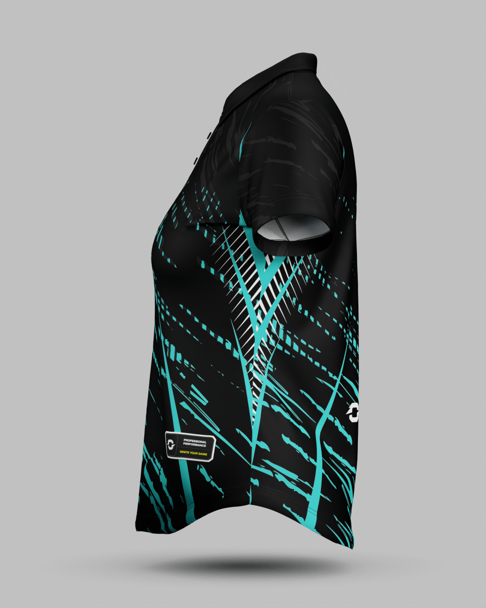 Womens Melbourne 3 Button Polo Collar Jersey - Onboard Sportswear