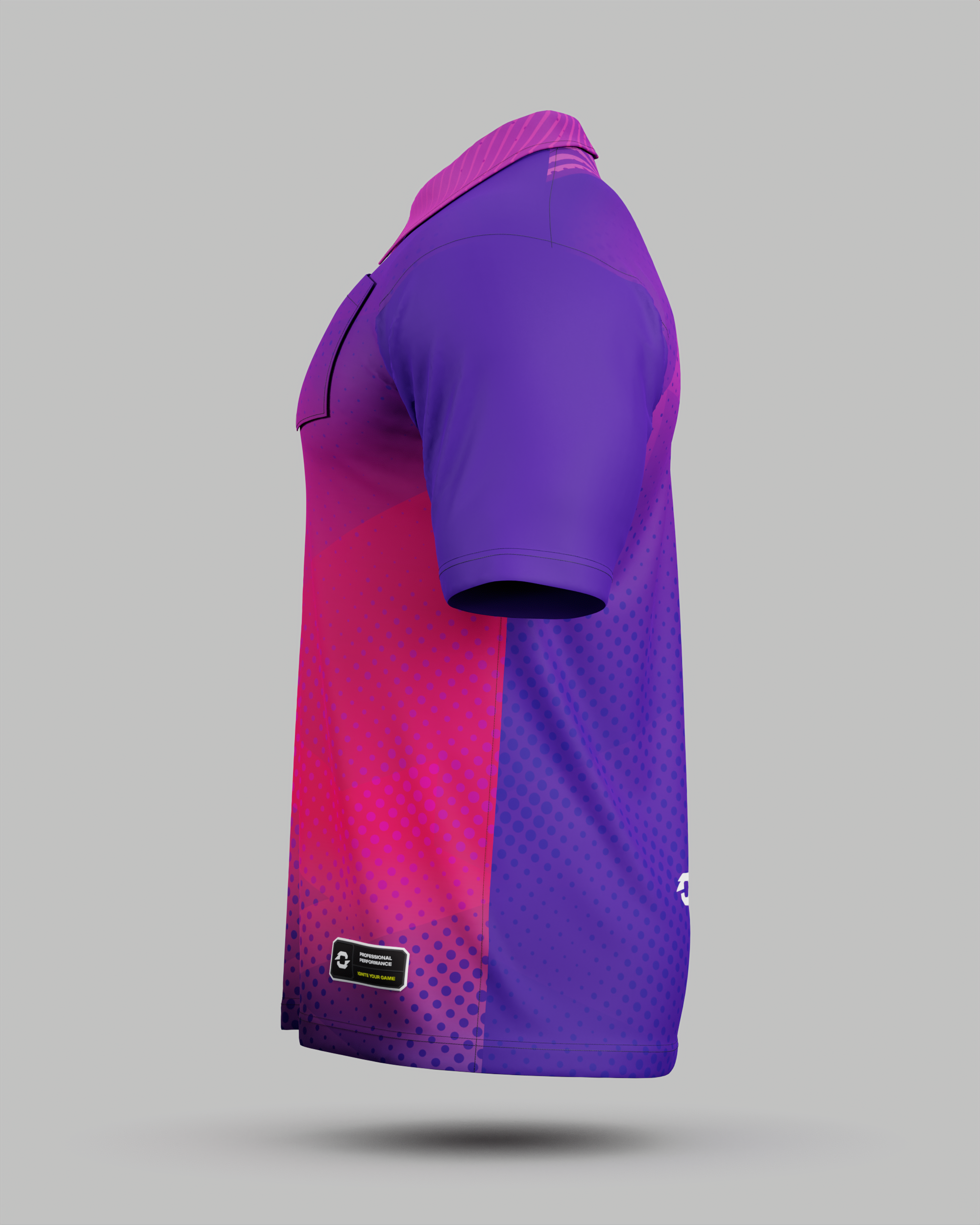 Youth Miami 2.0 1/4 Zip Polo Collar Jersey With Pocket
