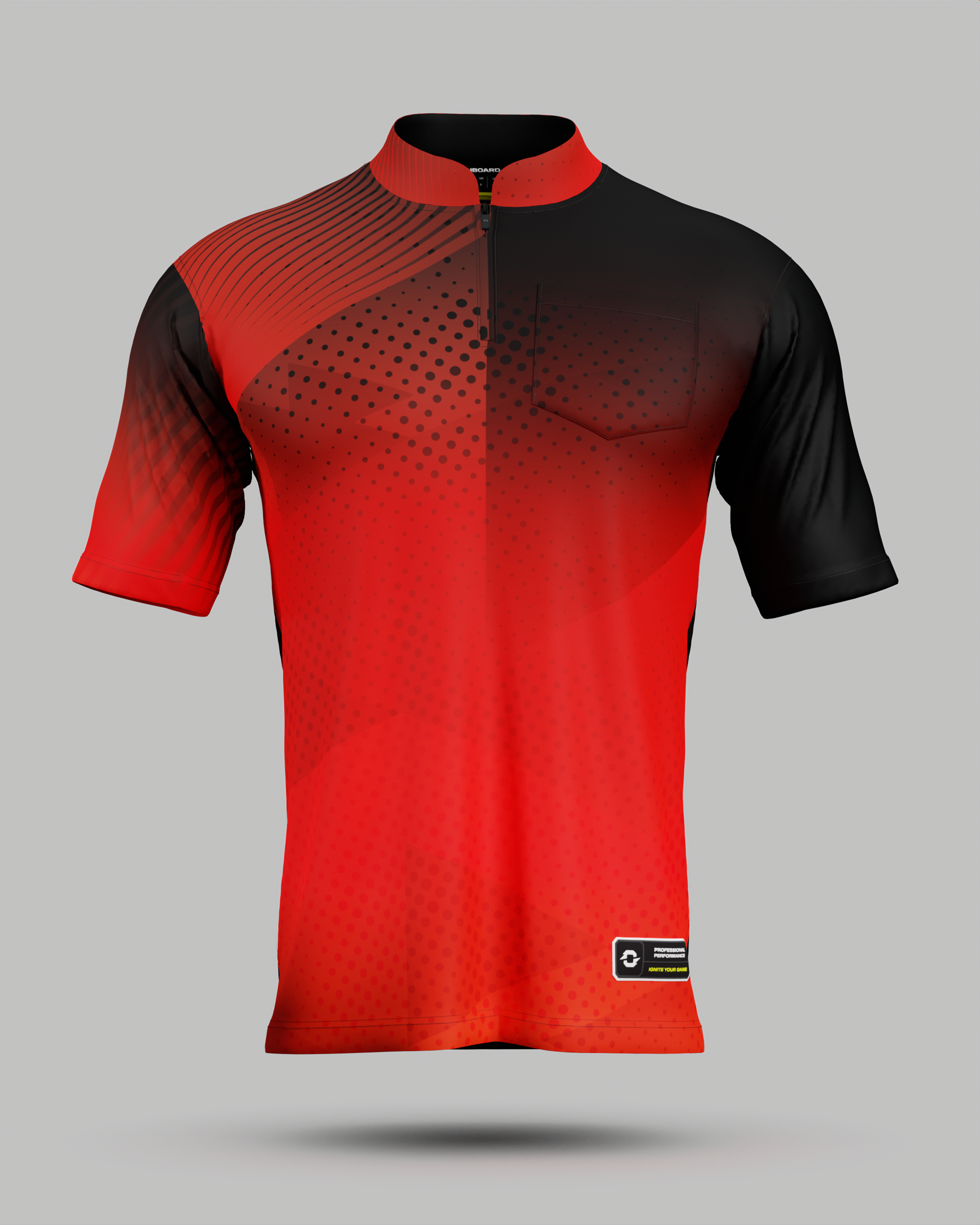 Youth Miami 2.0 1/4 Zip Pro Collar Jersey With Pocket