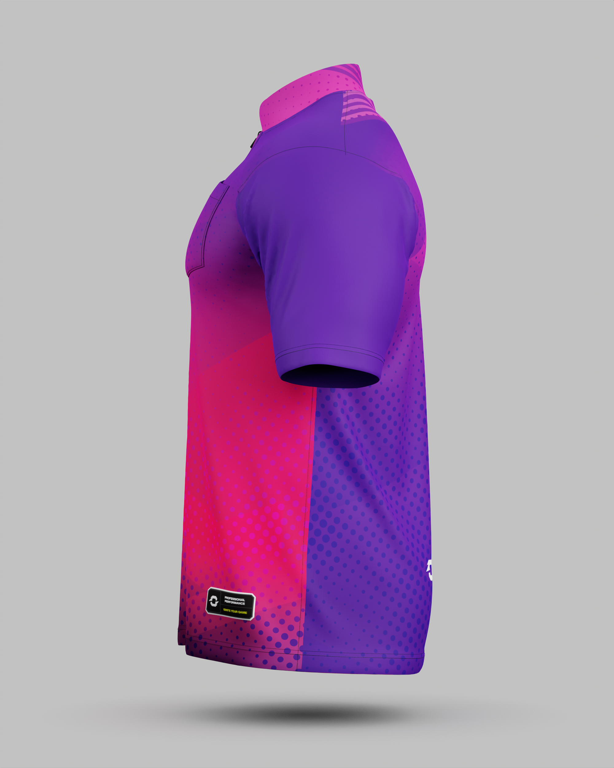 Youth Miami 2.0 1/4 Zip Pro Collar Jersey With Pocket