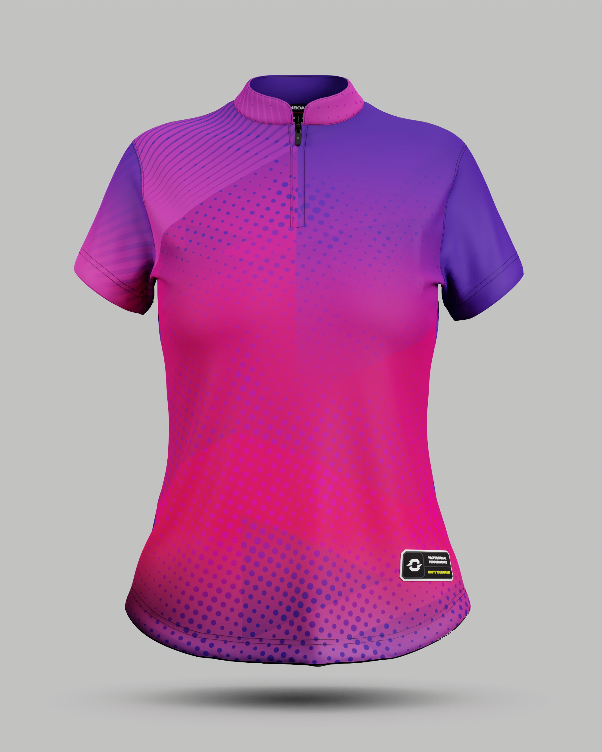 Womens Miami 2.0 1/4 Zip Pro Collar Jersey