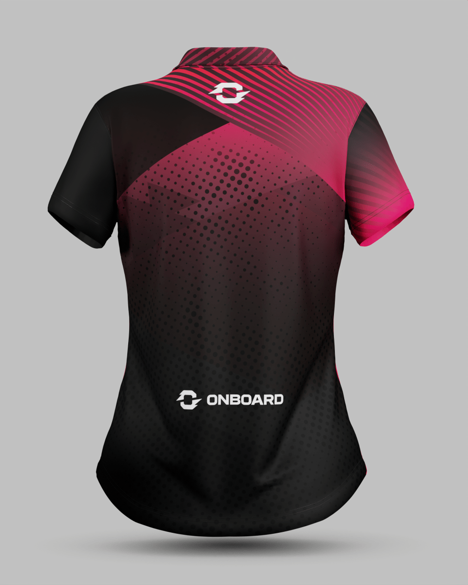 Womens Miami 2.0 3 Button Polo Collar Jersey - Onboard Sportswear