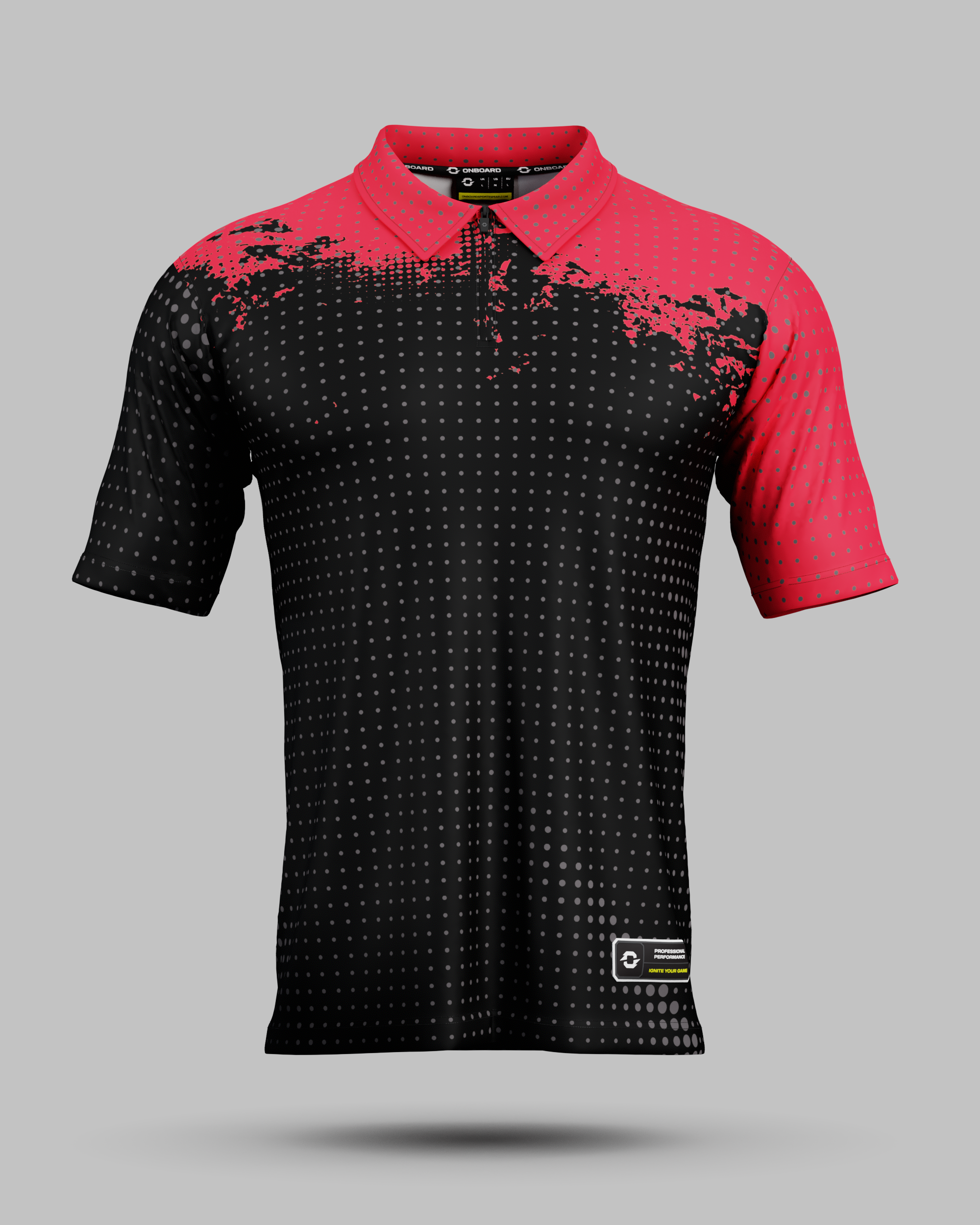 Youth Monaco 1/4 Zip Polo Collar Jersey