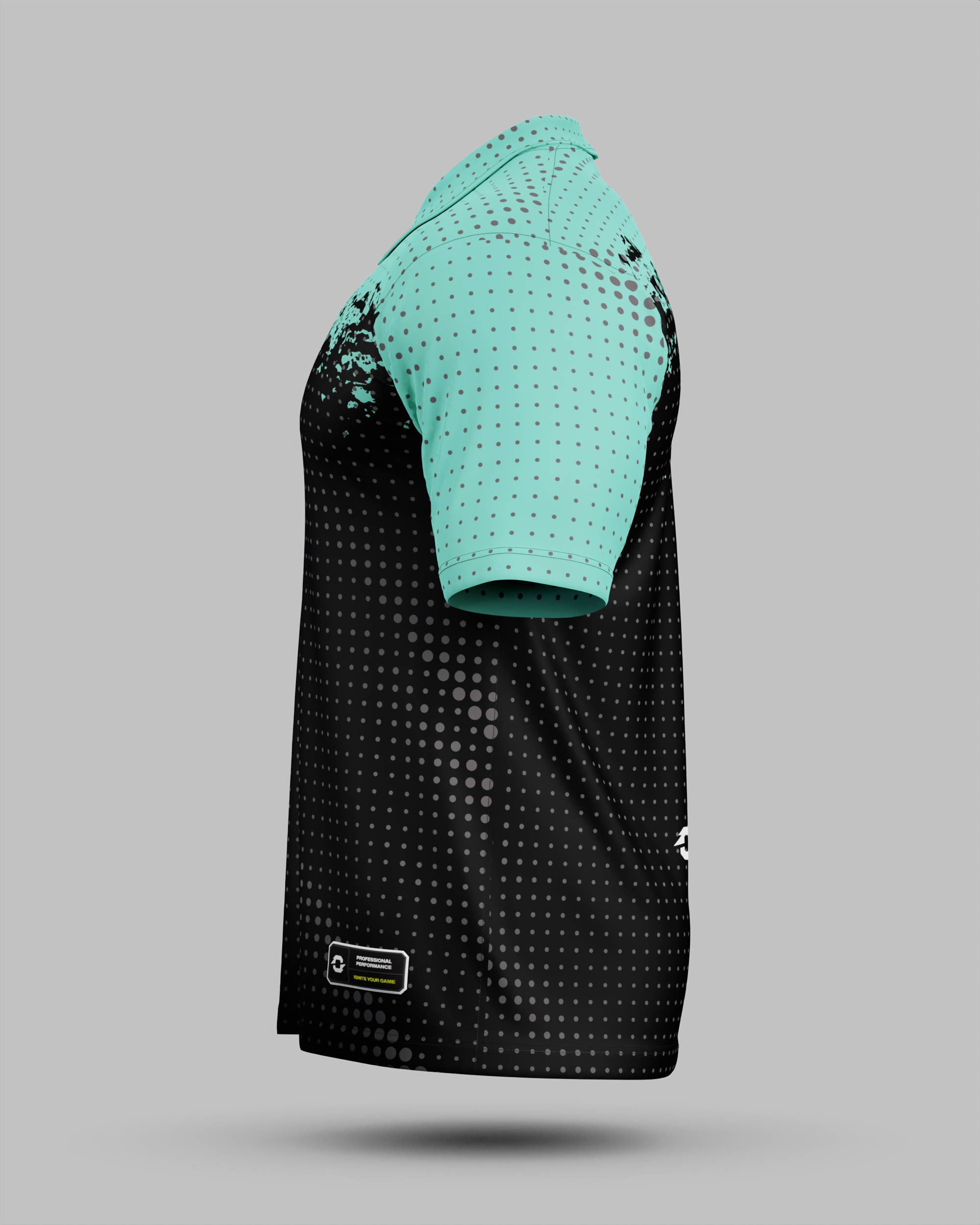 Monaco 3 Button Polo Collar Jersey