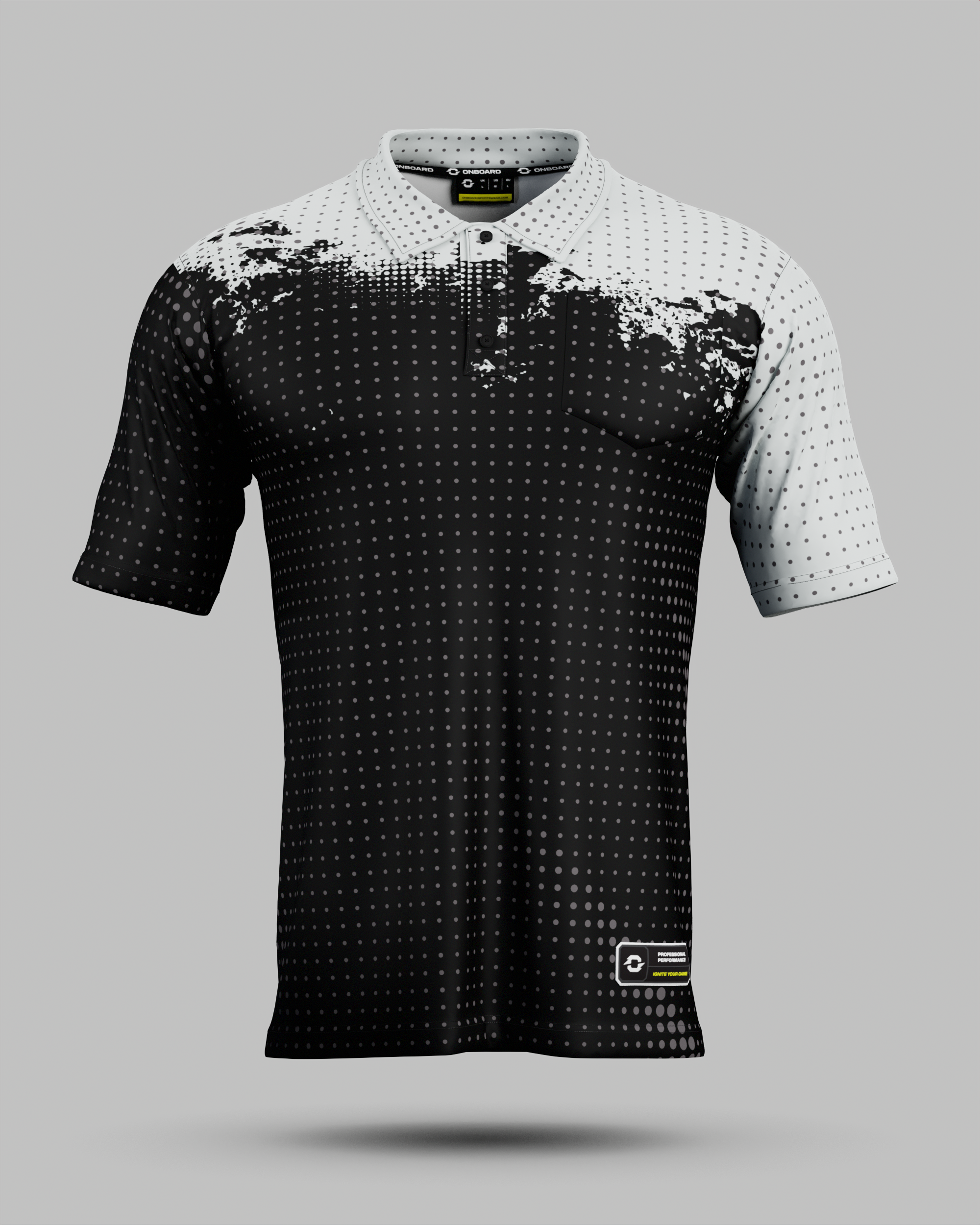 Youth Monaco 3 Button Polo Collar Jersey