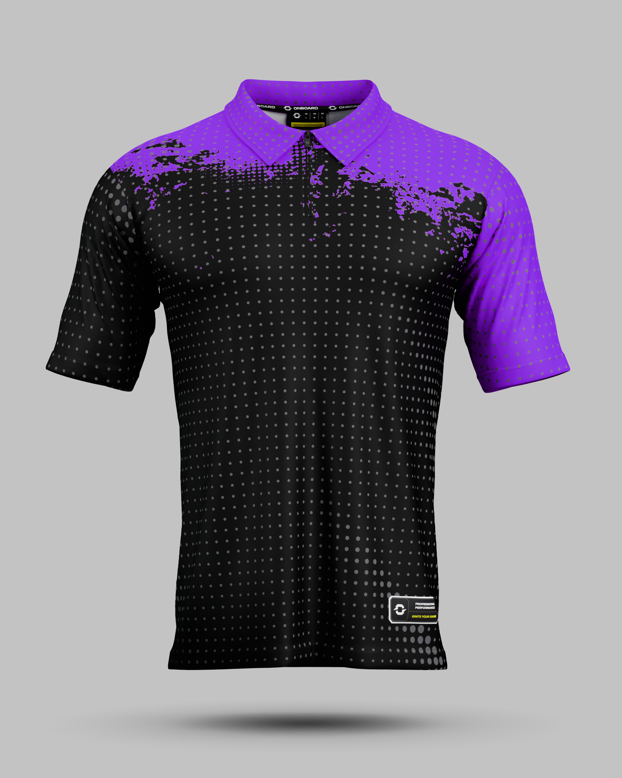 Youth Monaco 1/4 Zip Polo Collar Jersey