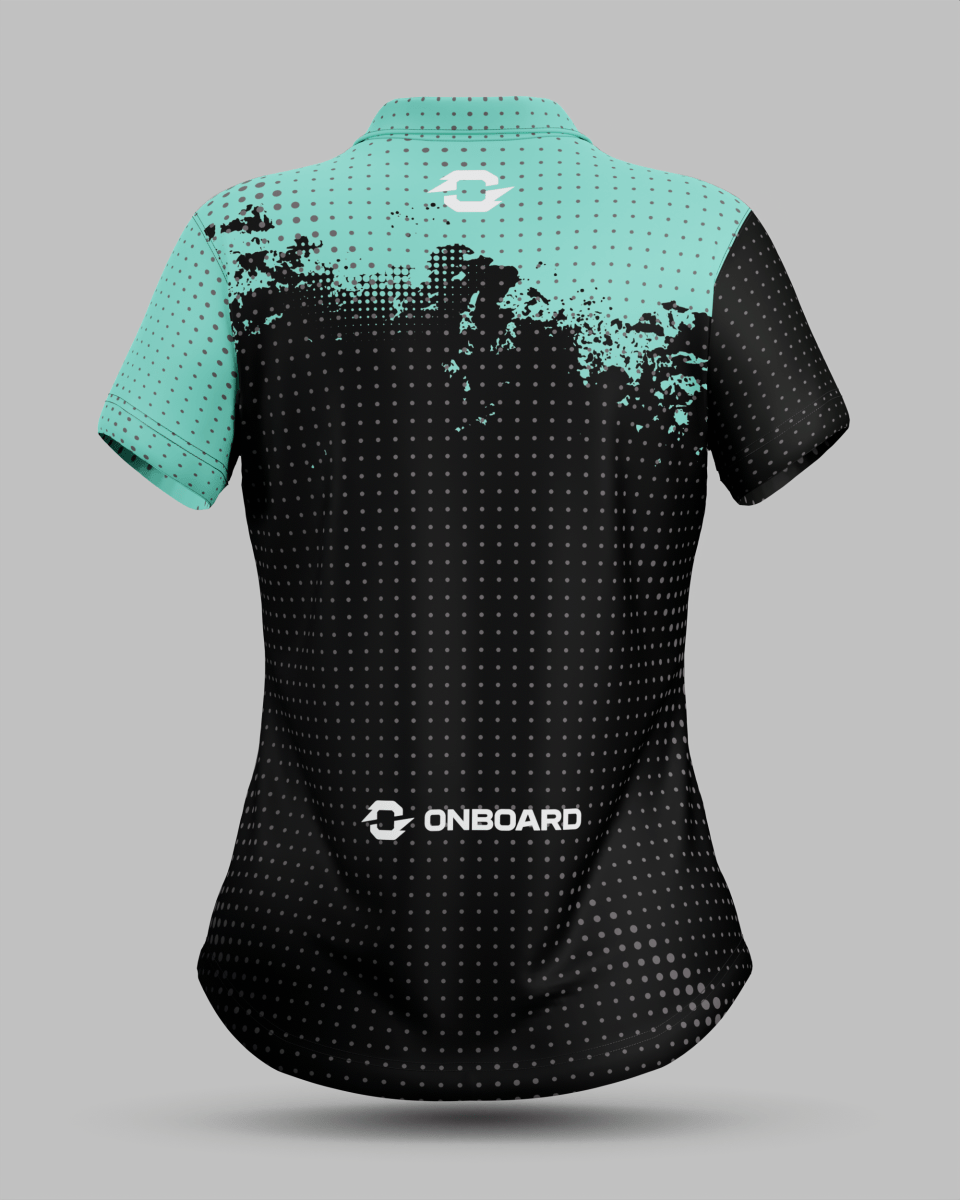 Womens Monaco 3 Button Polo Collar Jersey - Onboard Sportswear