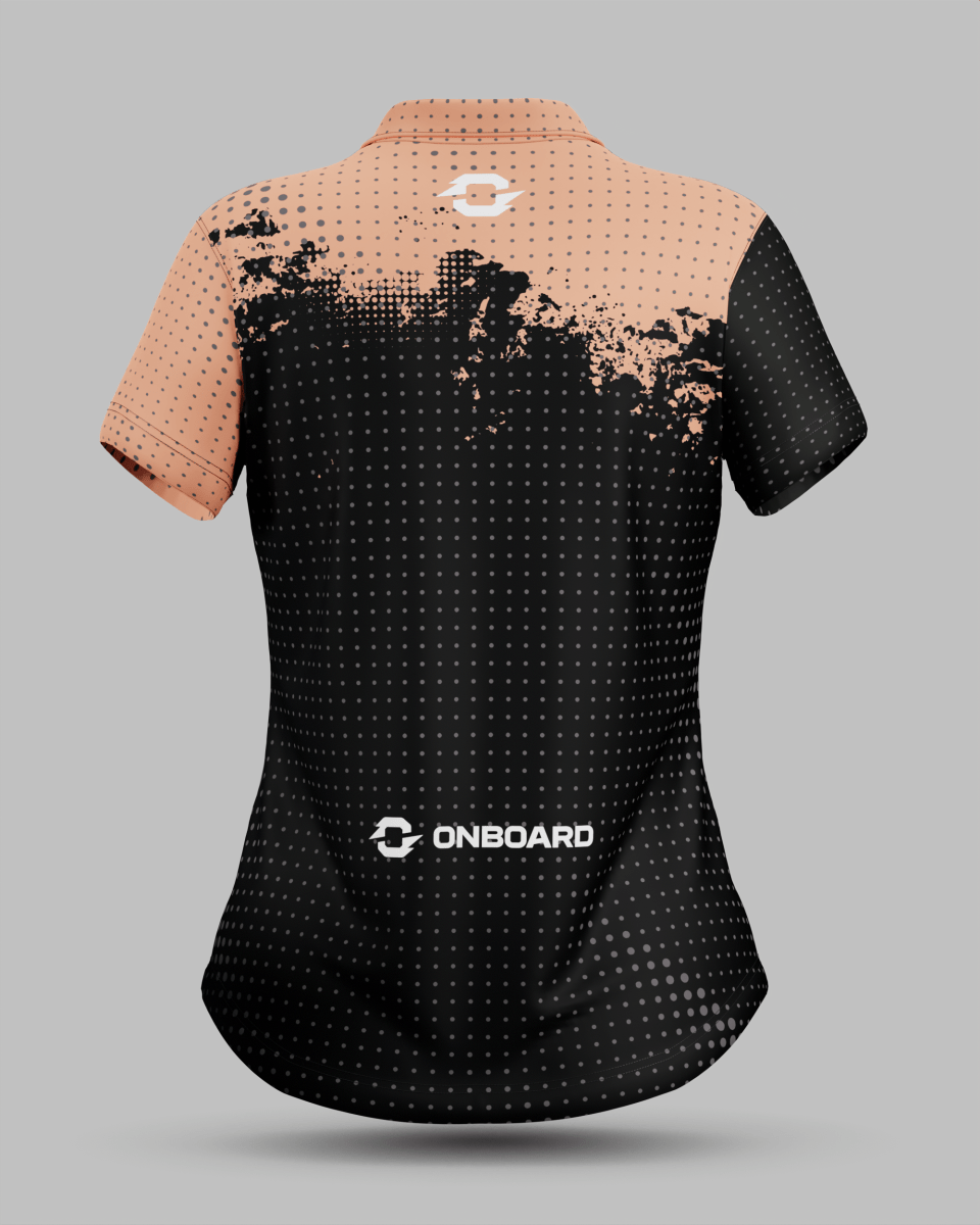 Womens Monaco 3 Button Polo Collar Jersey - Onboard Sportswear