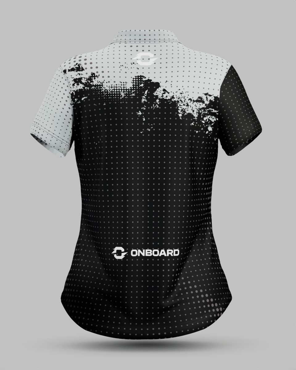 Womens Monaco 3 Button Polo Collar Jersey - Onboard Sportswear