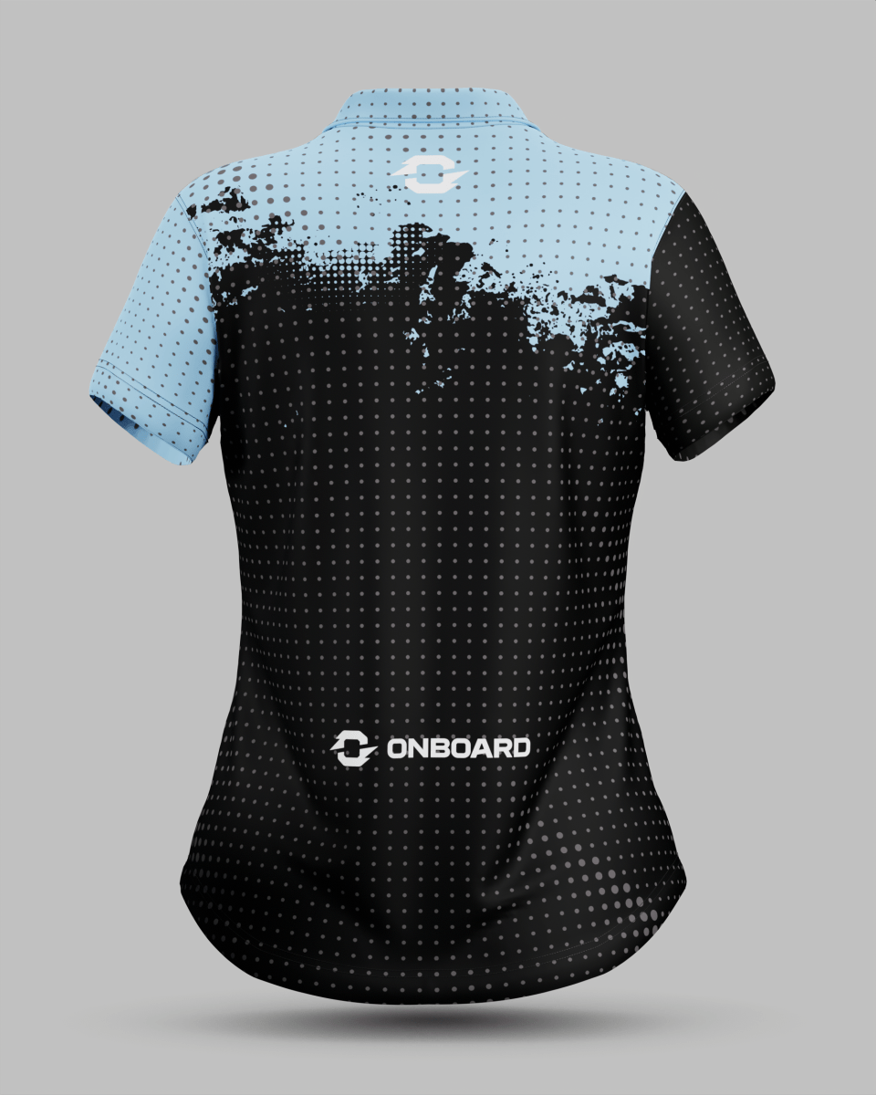 Womens Monaco 3 Button Polo Collar Jersey - Onboard Sportswear