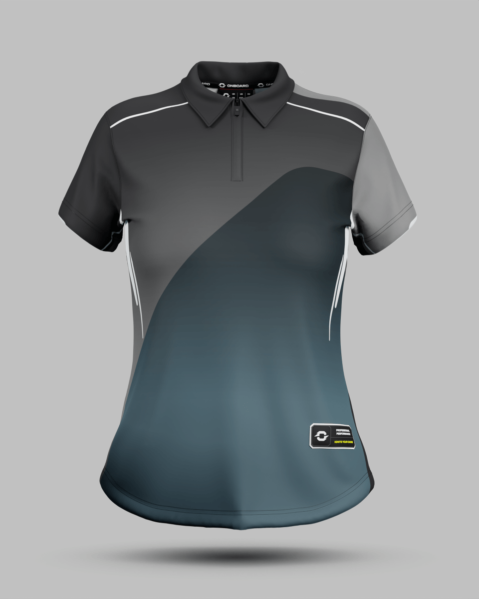 Womens Moscow 2.0 1/4 Zip Polo Collar Jersey - Onboard Sportswear