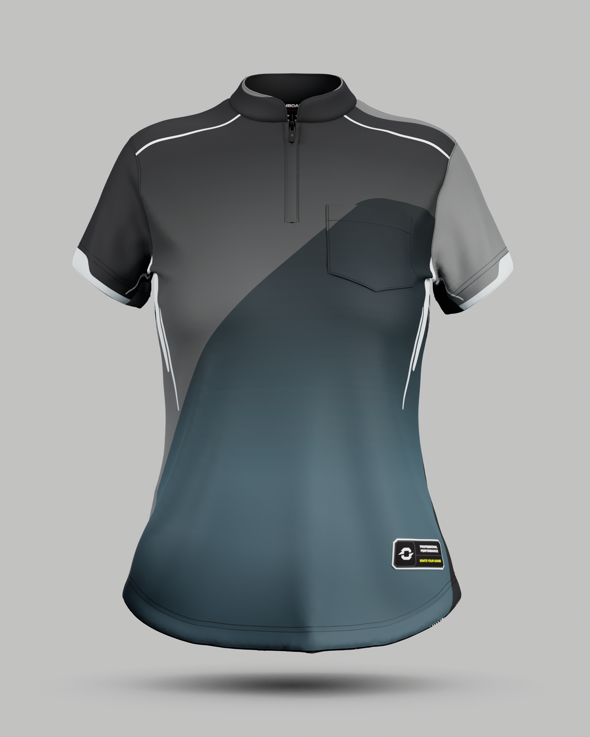 Womens Moscow 2.0 1/4 Zip Pro Collar Jersey With Pocket