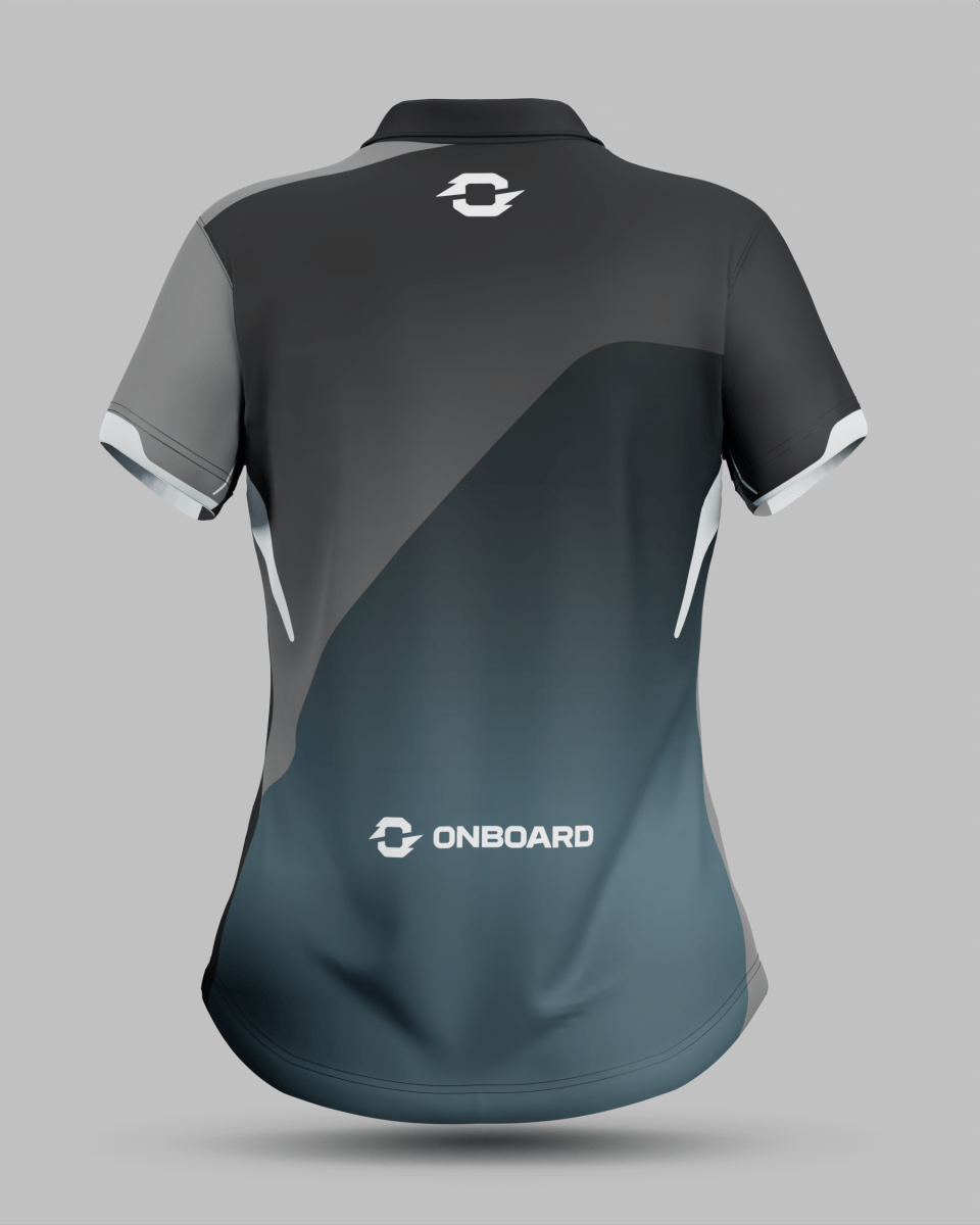 Womens Moscow 2.0 3 Button Polo Collar Jersey - Onboard Sportswear