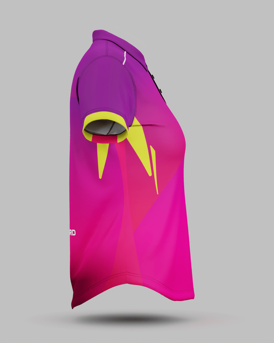 Womens Moscow 2.0 3 Button Polo Collar Jersey - Onboard Sportswear