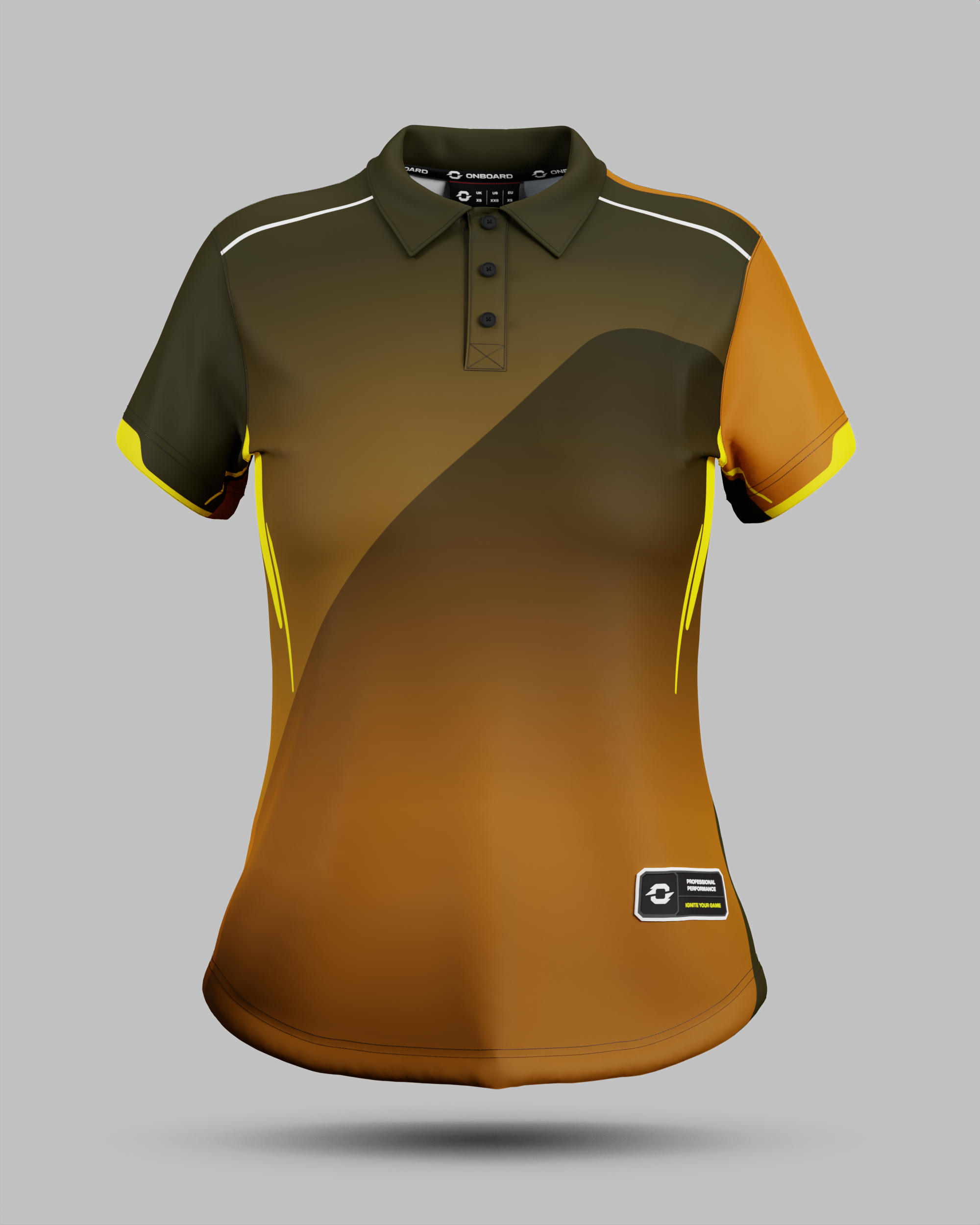 Womens Moscow 2.0 3 Button Polo Collar Jersey