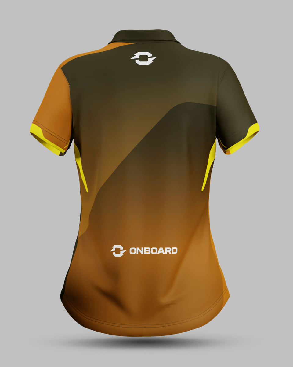 Womens Moscow 2.0 3 Button Polo Collar Jersey - Onboard Sportswear