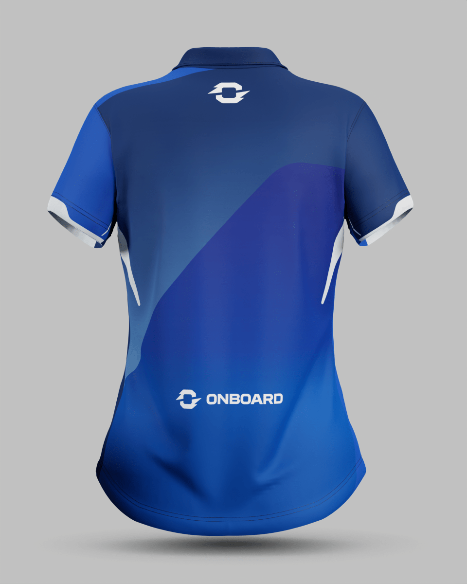 Womens Moscow 2.0 3 Button Polo Collar Jersey - Onboard Sportswear