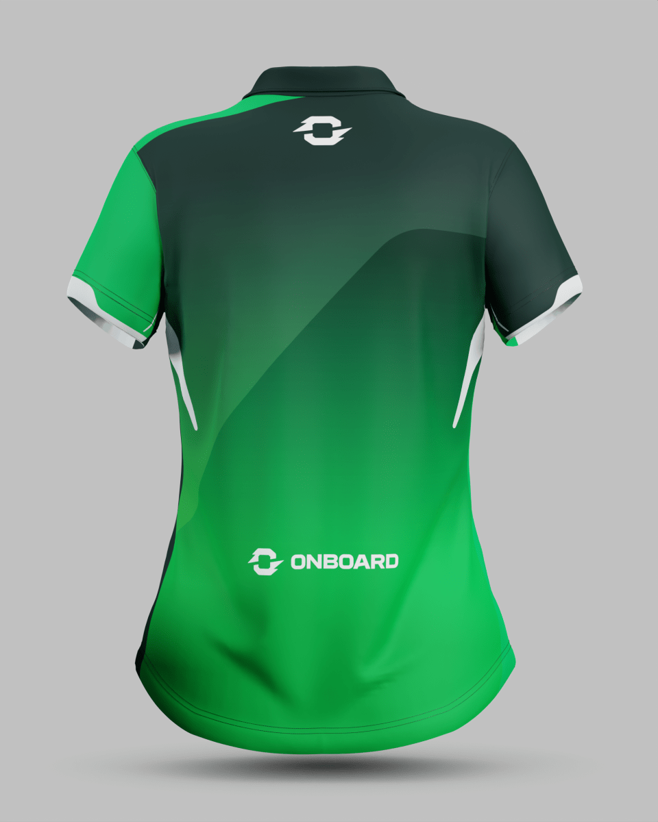 Womens Moscow 2.0 3 Button Polo Collar Jersey - Onboard Sportswear