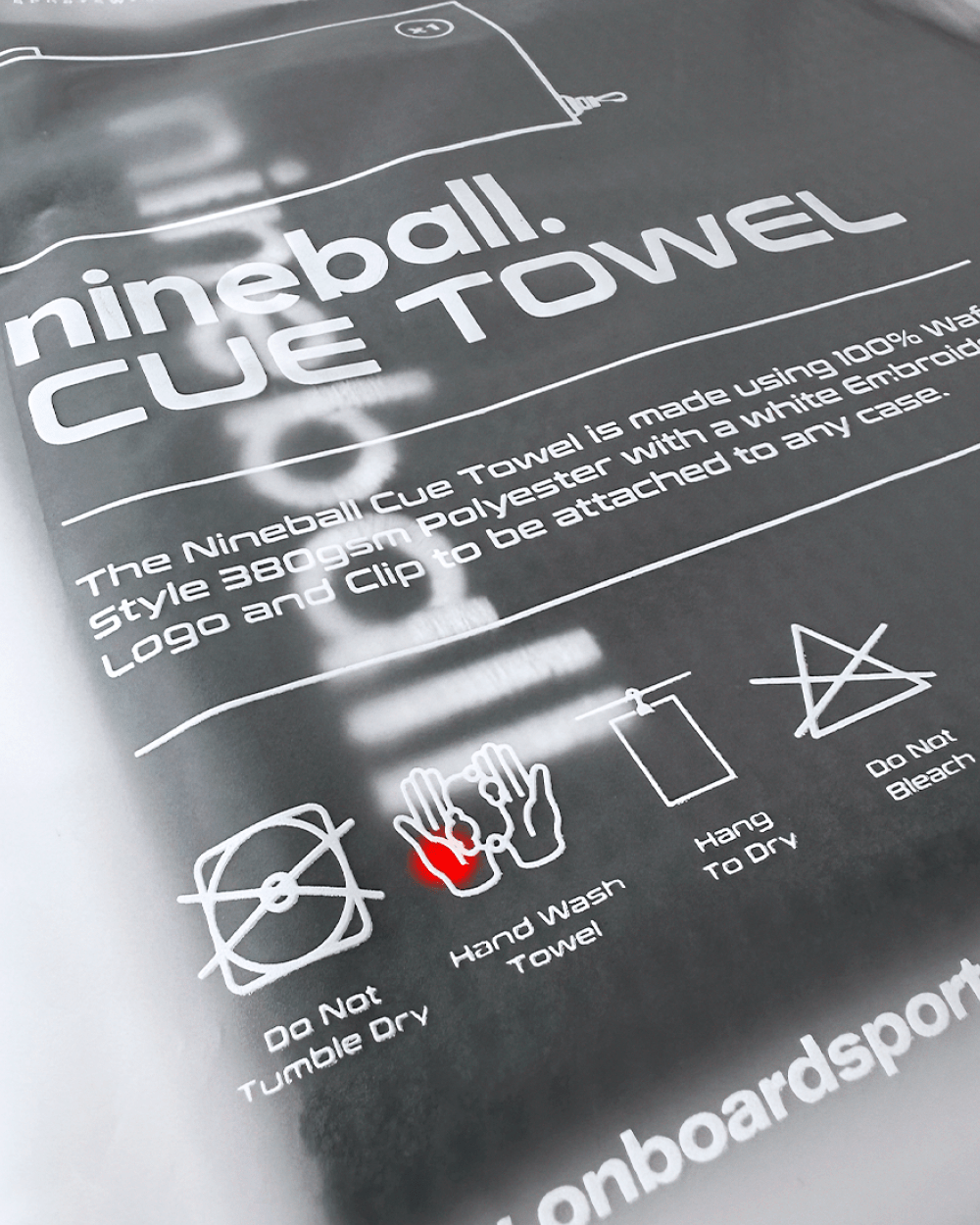 Nineball Cue Towel - Onboard Sportswear