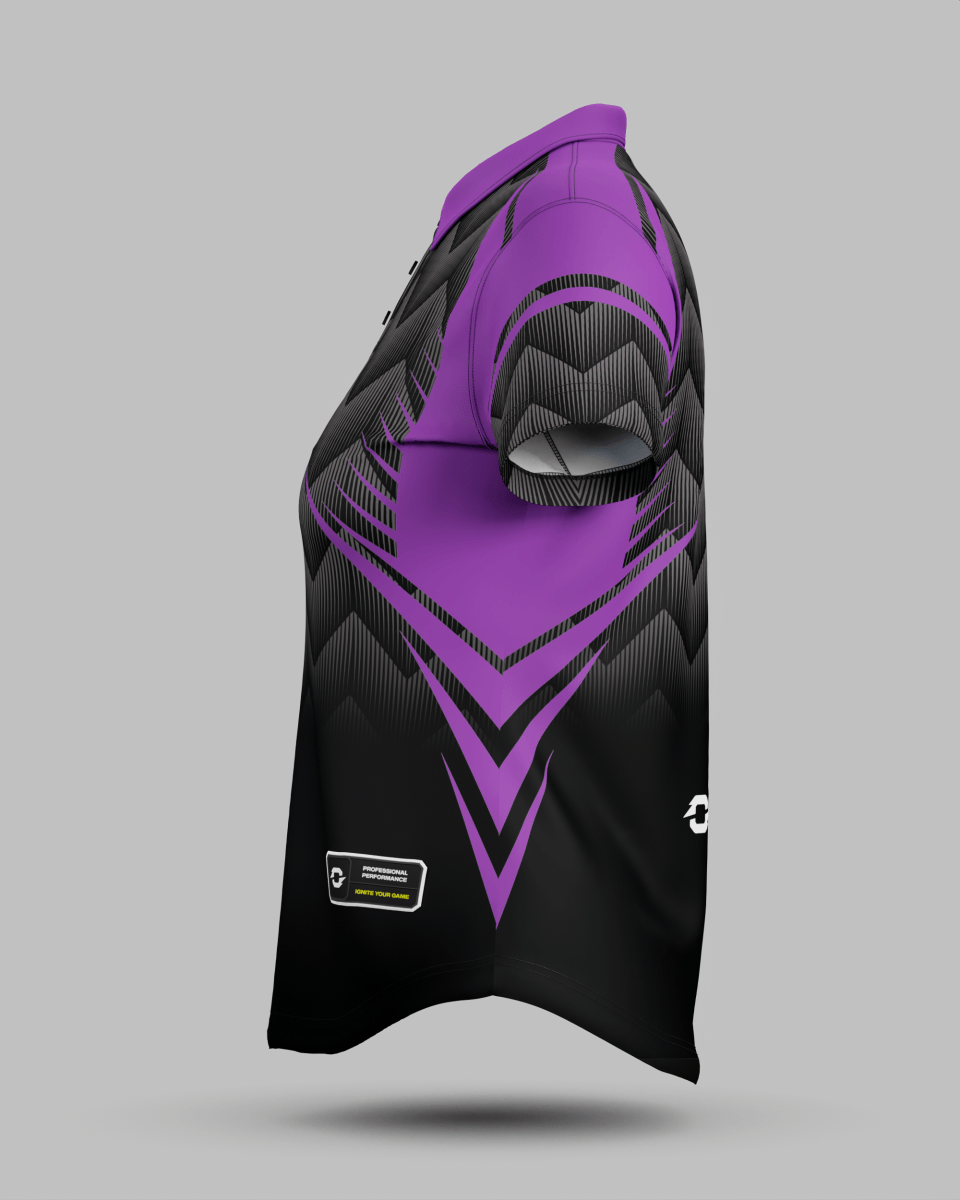 Womens Nevada 3 Button Polo Collar Jersey - Onboard Sportswear