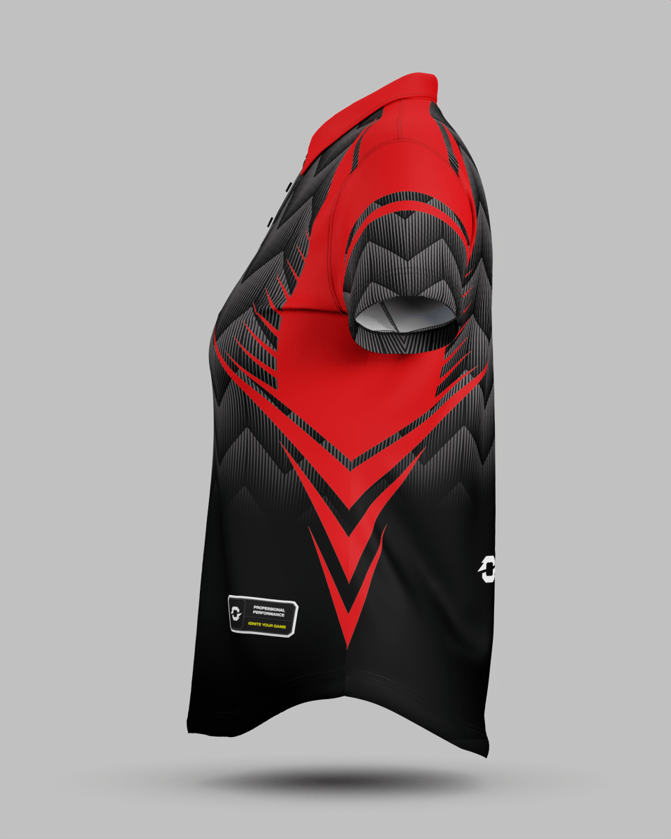 Womens Nevada 3 Button Polo Collar Jersey - Onboard Sportswear