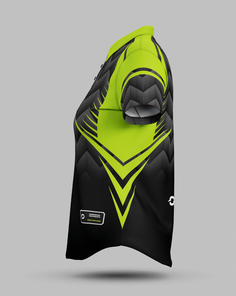 Womens Nevada 3 Button Polo Collar Jersey - Onboard Sportswear