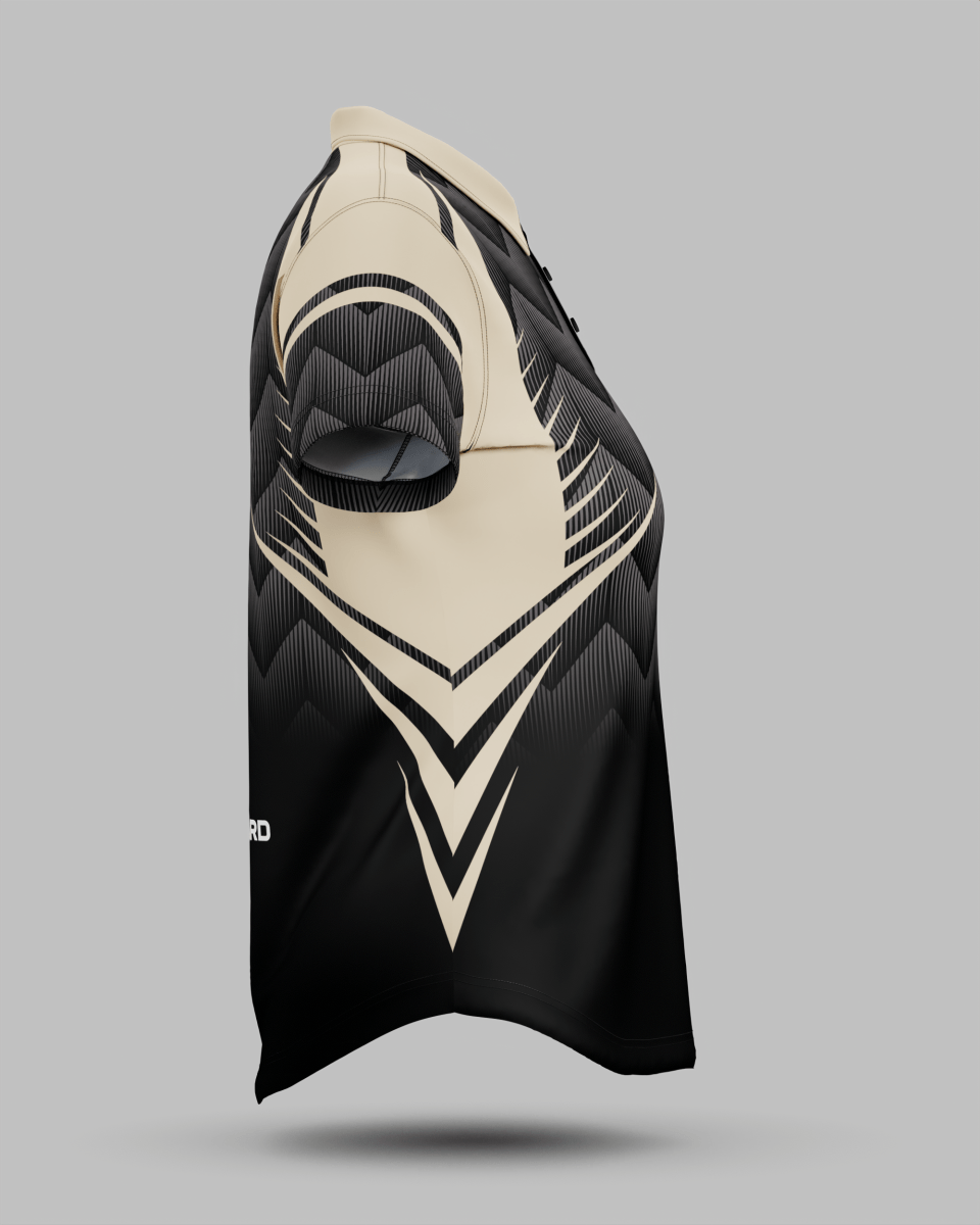 Womens Nevada 3 Button Polo Collar Jersey - Onboard Sportswear