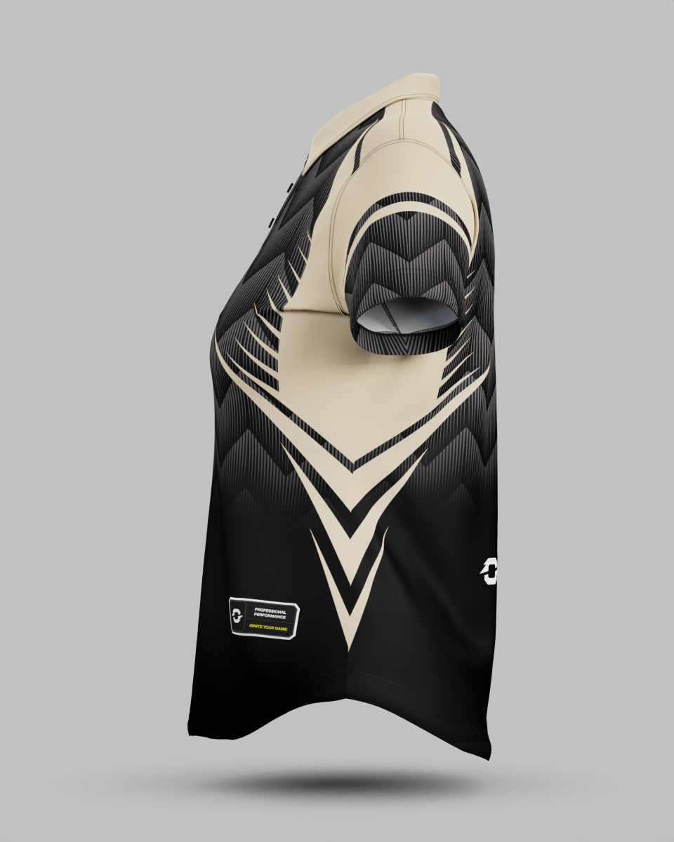 Womens Nevada 3 Button Polo Collar Jersey - Onboard Sportswear