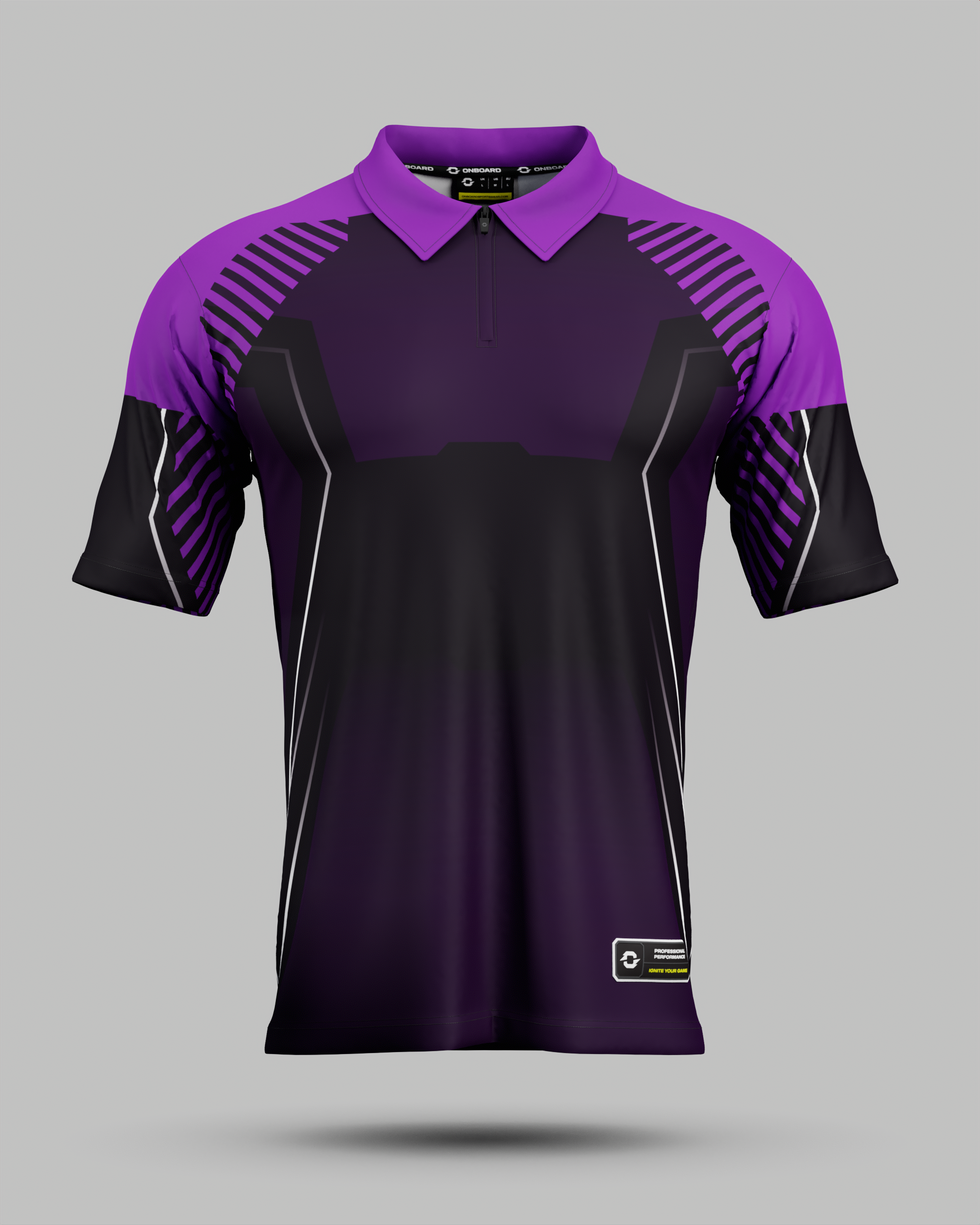 Youth Onyx 1/4 Zip Polo Collar Jersey