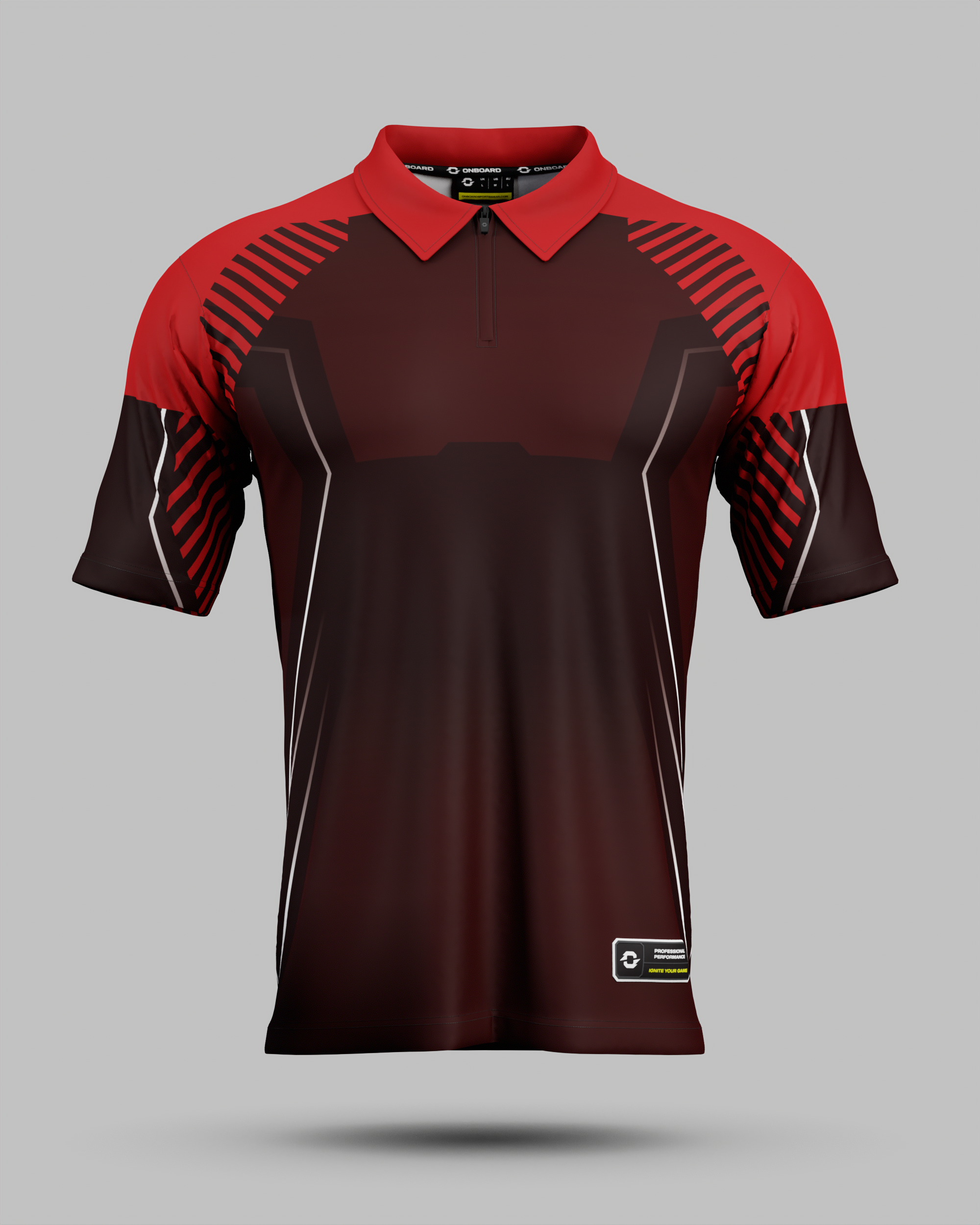 Youth Onyx 1/4 Zip Polo Collar Jersey