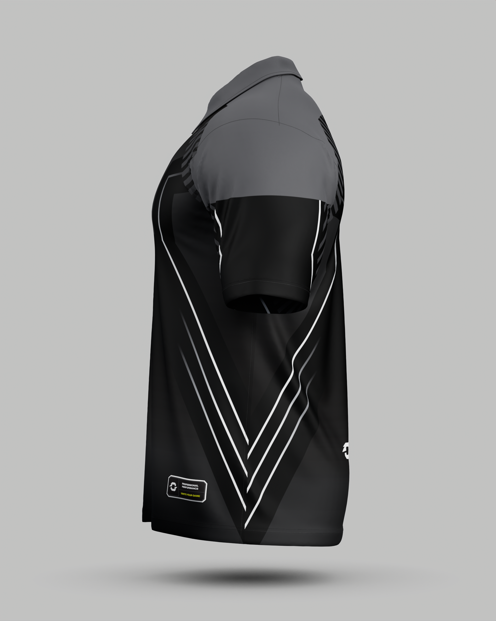 Onyx 1/4 Zip Polo Collar Jersey