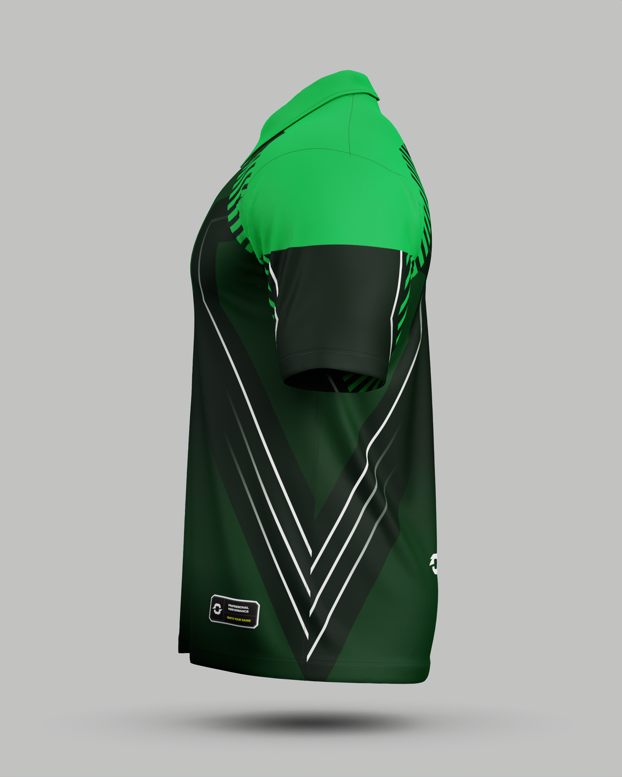 Onyx 1/4 Zip Polo Collar Jersey