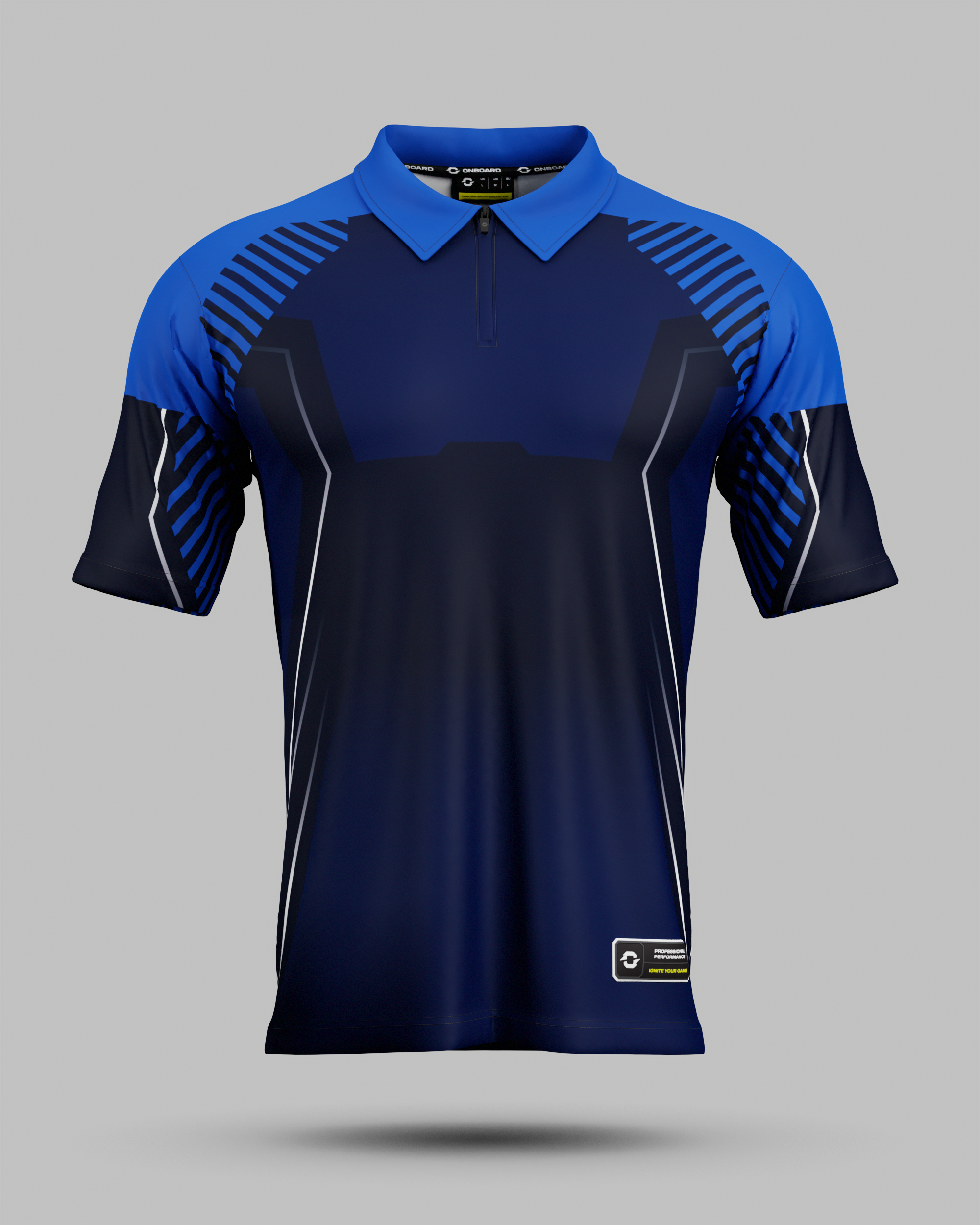 Youth Onyx 1/4 Zip Polo Collar Jersey