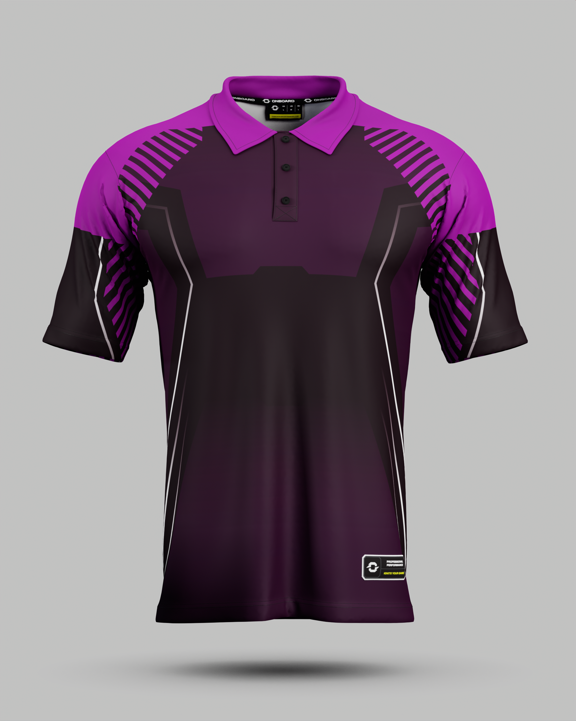 Youth Onyx 3 Button Polo Collar Jersey