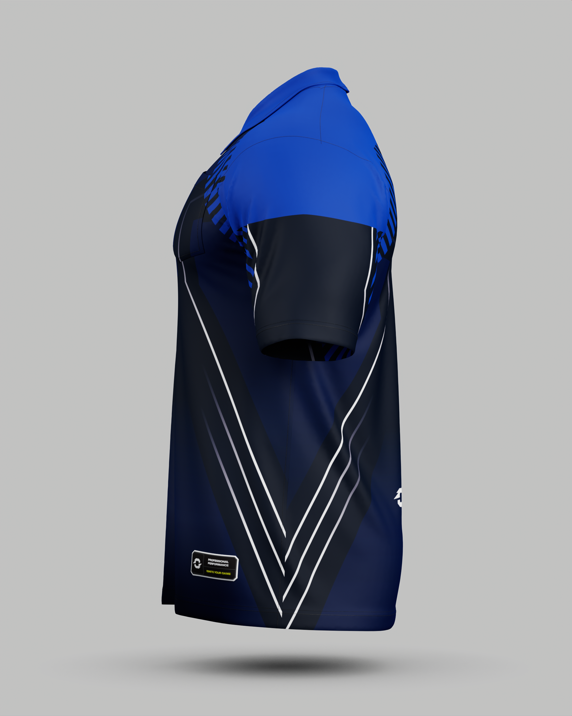 Onyx 3 Button Polo Collar Jersey With Pocket
