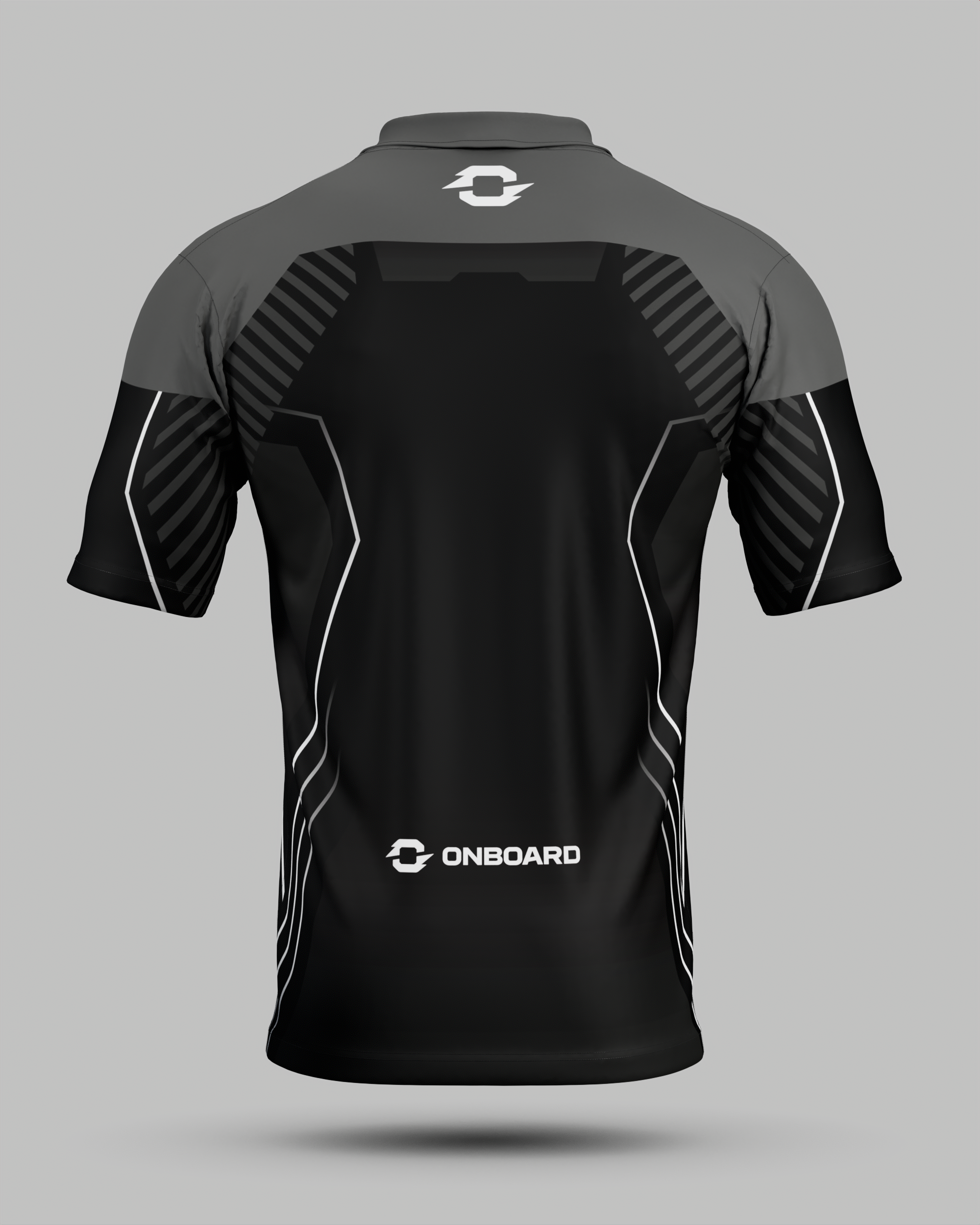 Onyx 3 Button Polo Collar Jersey With Pocket