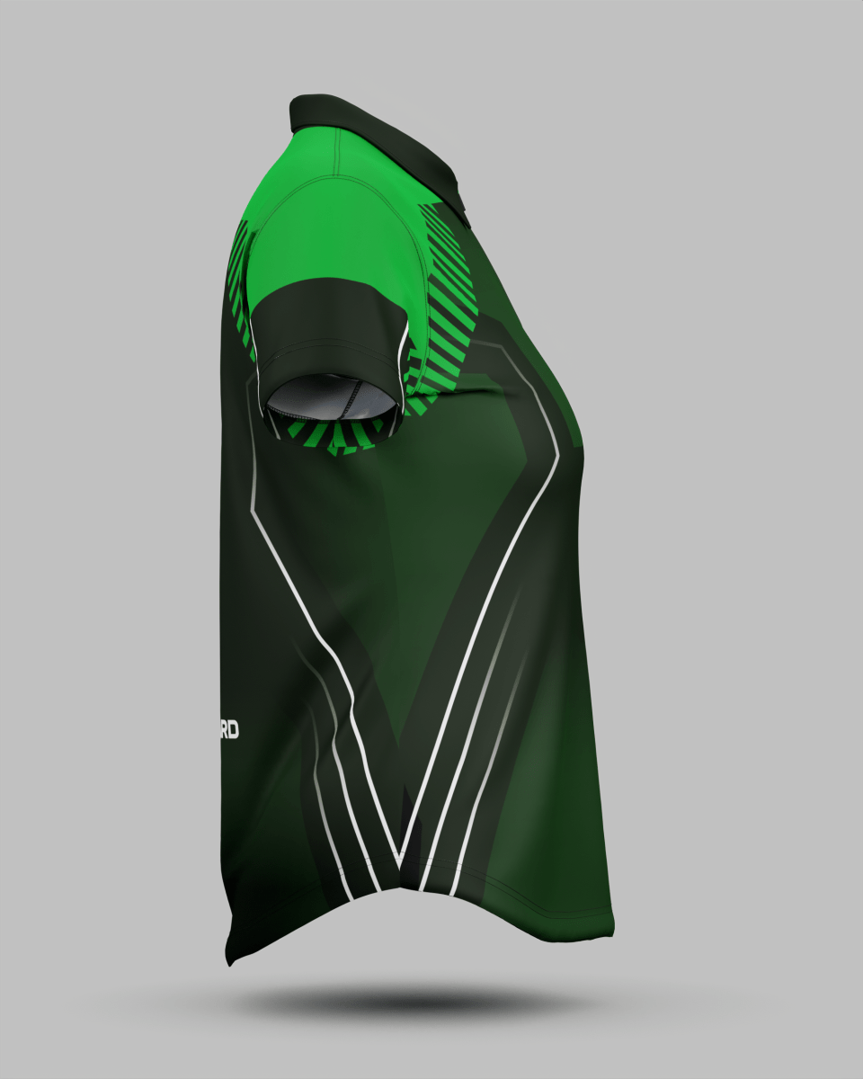 Womens Onyx 1/4 Zip Polo Collar Jersey - Onboard Sportswear