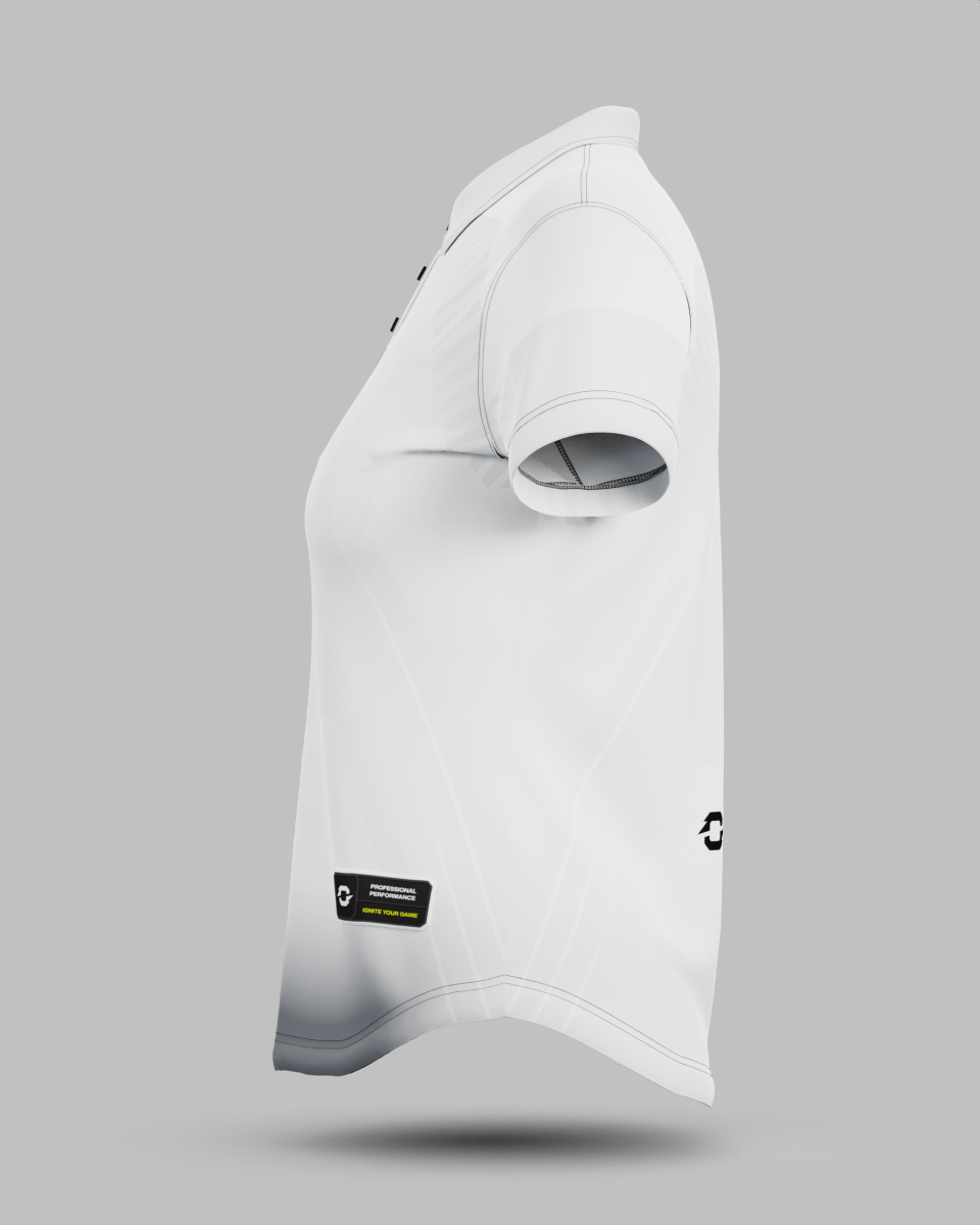 Womens Onyx 3 Button Polo Collar Jersey - Onboard Sportswear